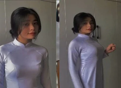 Nữ sinh áo dài phê từng cơn